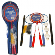 Badminton 4 Player Set with Carry Bag