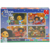 Moon & Me 4 in 1 Jigsaw Puzzle Pack