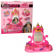 Castle Vanity Table with Accessories