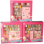Mini Kitchen & Play Food Set (3 asstd)