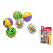 Roll & Spin 6pcs Bubble Balls 4.5cm
