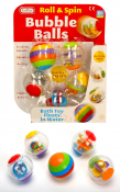 Roll & Spin 5pcs Bubble Balls 6cm