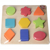 Wooden Shape Sorter 9pcs
