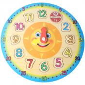 Wooden Sun Clock Puzzle 28cm