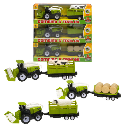 Farm Harvester with Trailer (3 asstd)