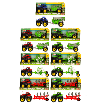 Farm Tractor & Trailer (Try Me) (3 Asstd)