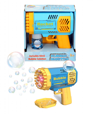 Bubble Gun Battery Operated - Blue