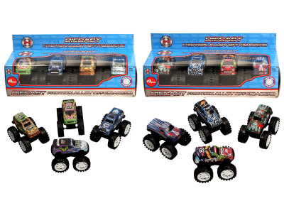 Diecast Cars 4pcs (2 asstd)