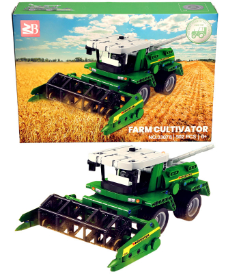 Farm Tractor & Harvester Block Set 502pcs