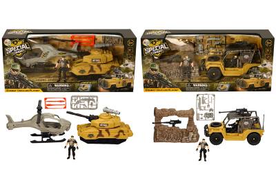 Bravo Military Vehicle & Combat Set (2 asstd)