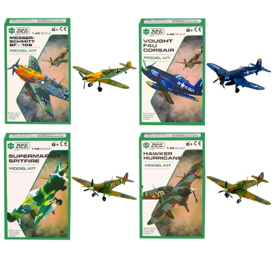 Model Fighter Plane WW2 Kit (4 asstd)