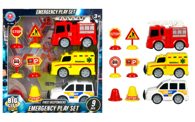 City Emergency Vehicle Set 3pcs