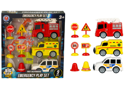 City Emergency Vehicle Set 3pcs
