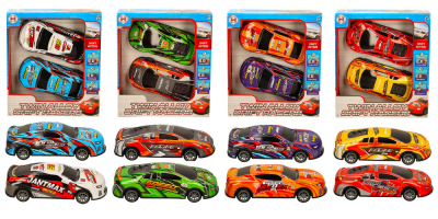 Alloy Drift Cars 2pcs (4 asstd)