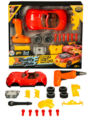 Take Apart 2 in 1 Car Set Battery Operated