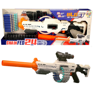 Chain Fed Gun Blaster with 24 Shots
