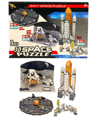 3D Space Model 3pcs Set