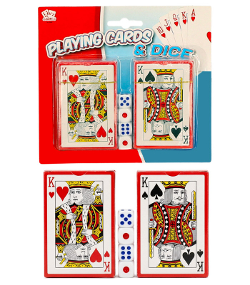 Playing Card Twin Pack with Dice