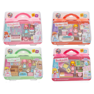 Amazing Play Set Doll Set (4 asstd)