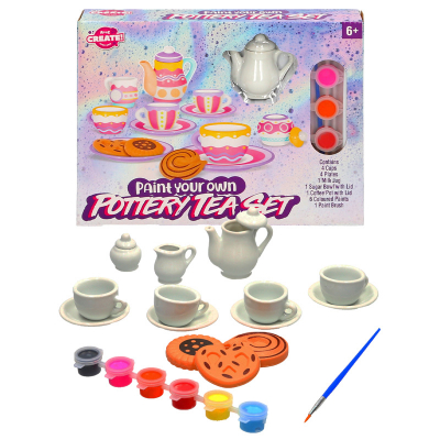 Paint Your Own Tea Set (21pcs)