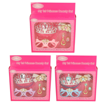 Princess Beauty Tiara Play Set (3 asstd)
