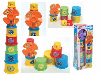 Windmill Stacking Cups (2 asstd)