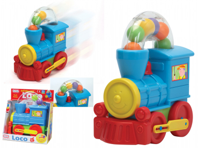 Pull Along Ball Blowing Loco
