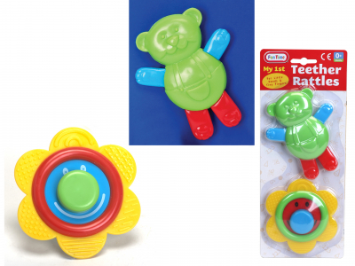 Teether Rattle (2pcs)
