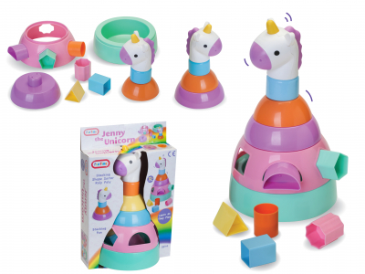 Jenny the Unicorn Shape Sorter Stacker