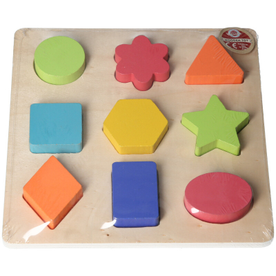 Wooden Shape Sorter 9pcs